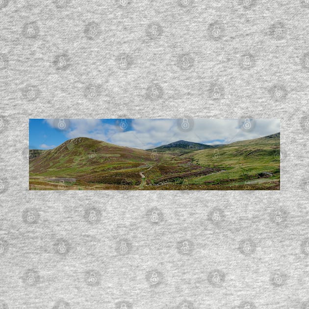 Panorama of Glen Shee in Perthshire, Scotland by Dolfilms